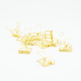 Metalen clips goud - 4 x...